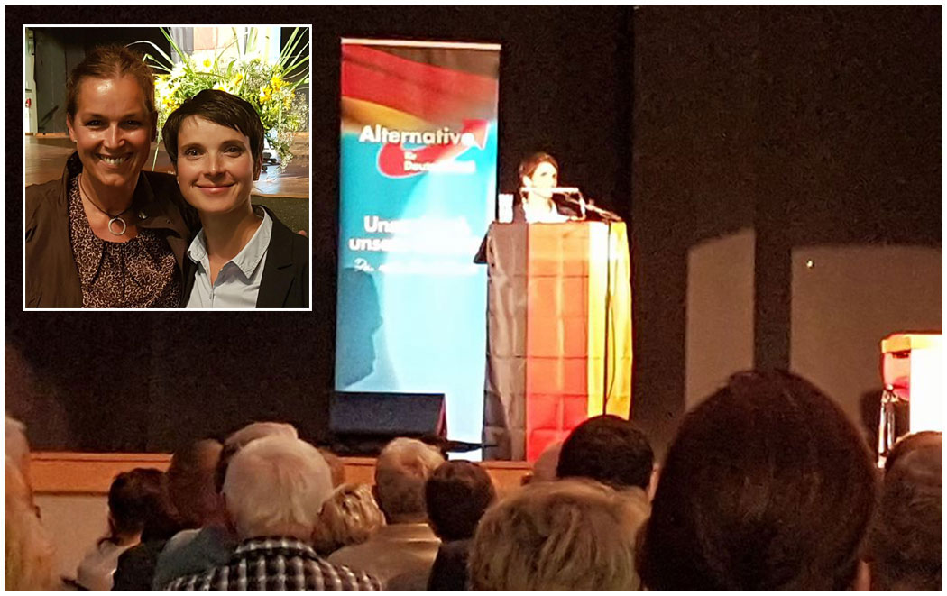 Tatjana Festerling - AfD Wahlkampveranstaltung Hoyerswerda mit Dr. Frauke Petry
