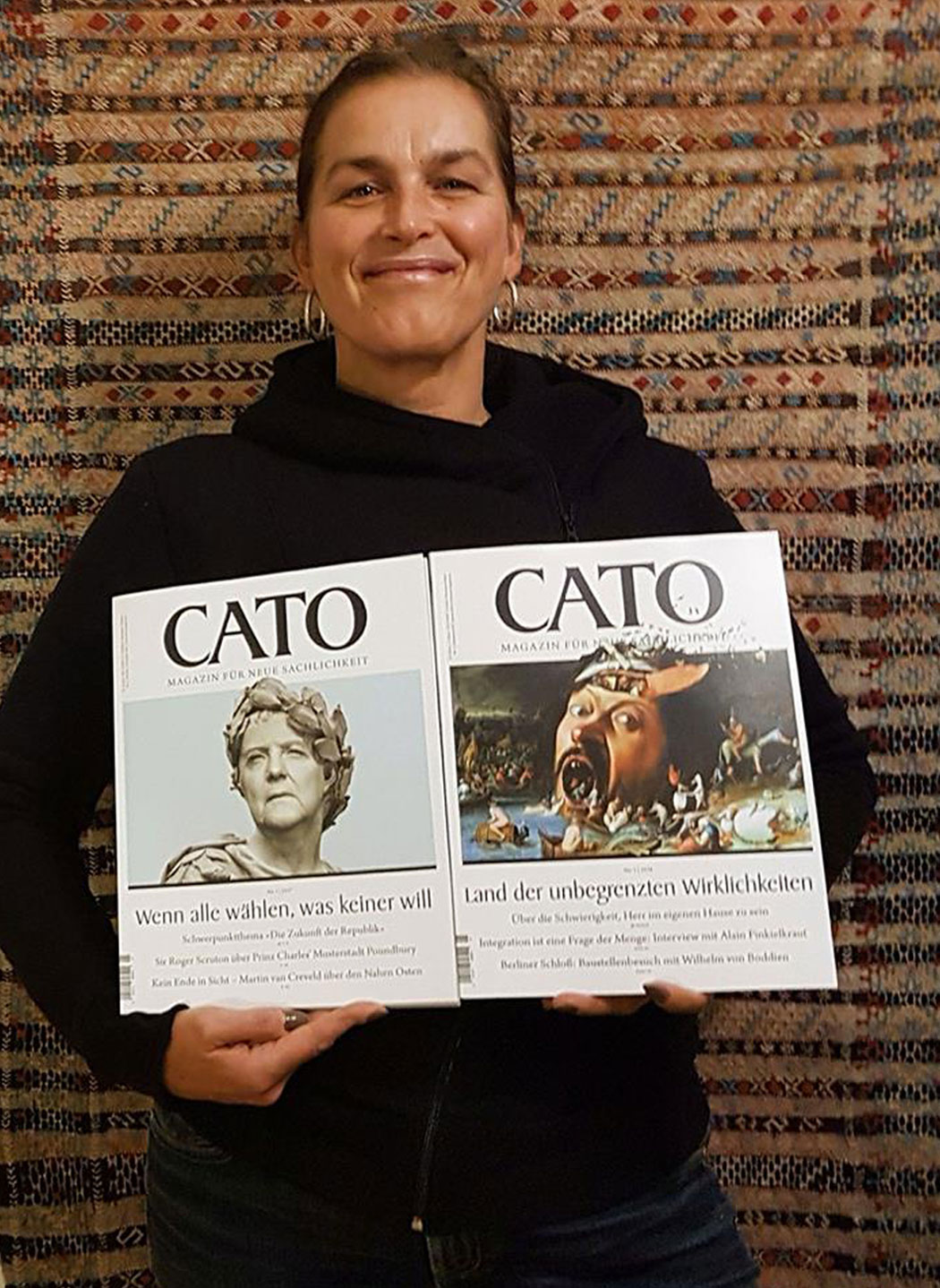 Tatjana Festerling mit CATO dem Magazin für neue Sachlichkei