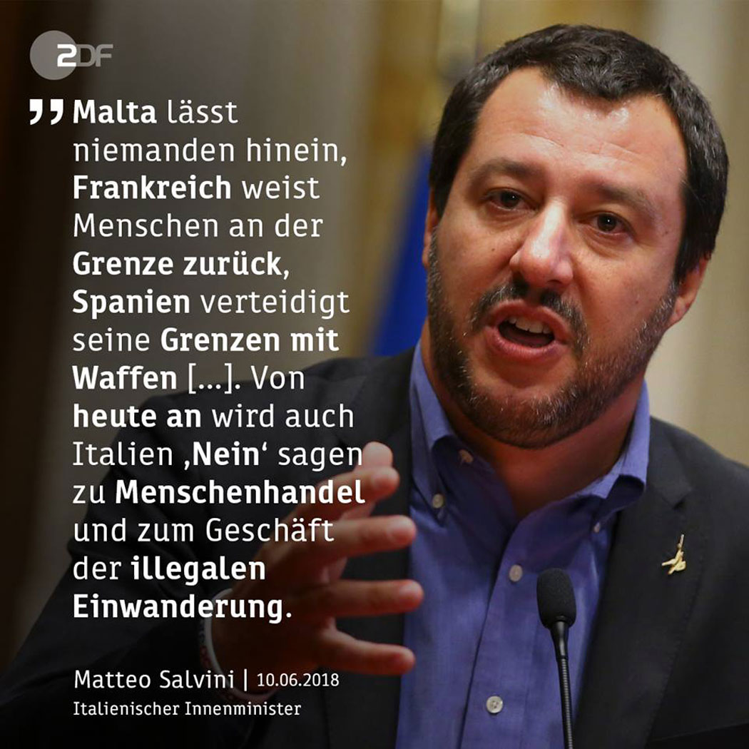 ZDF - Matteo Salvini - 10.06.2018