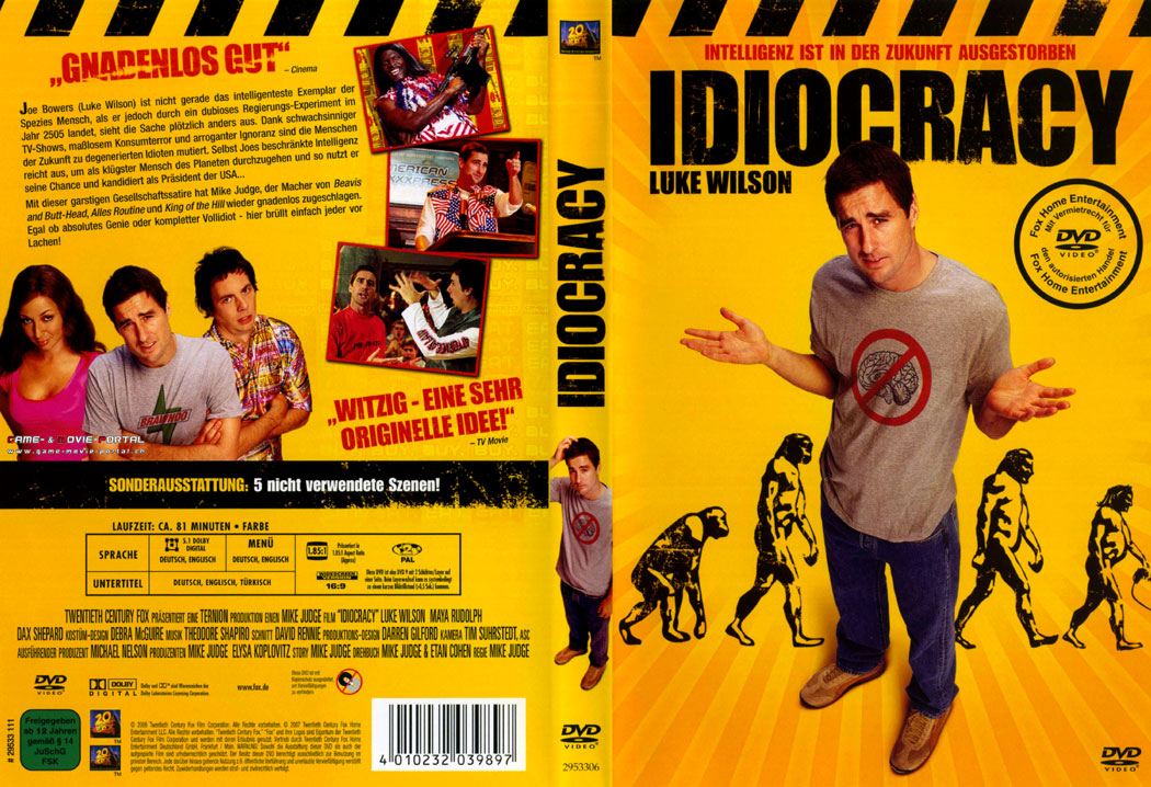 DVD Cover - Idiocracy