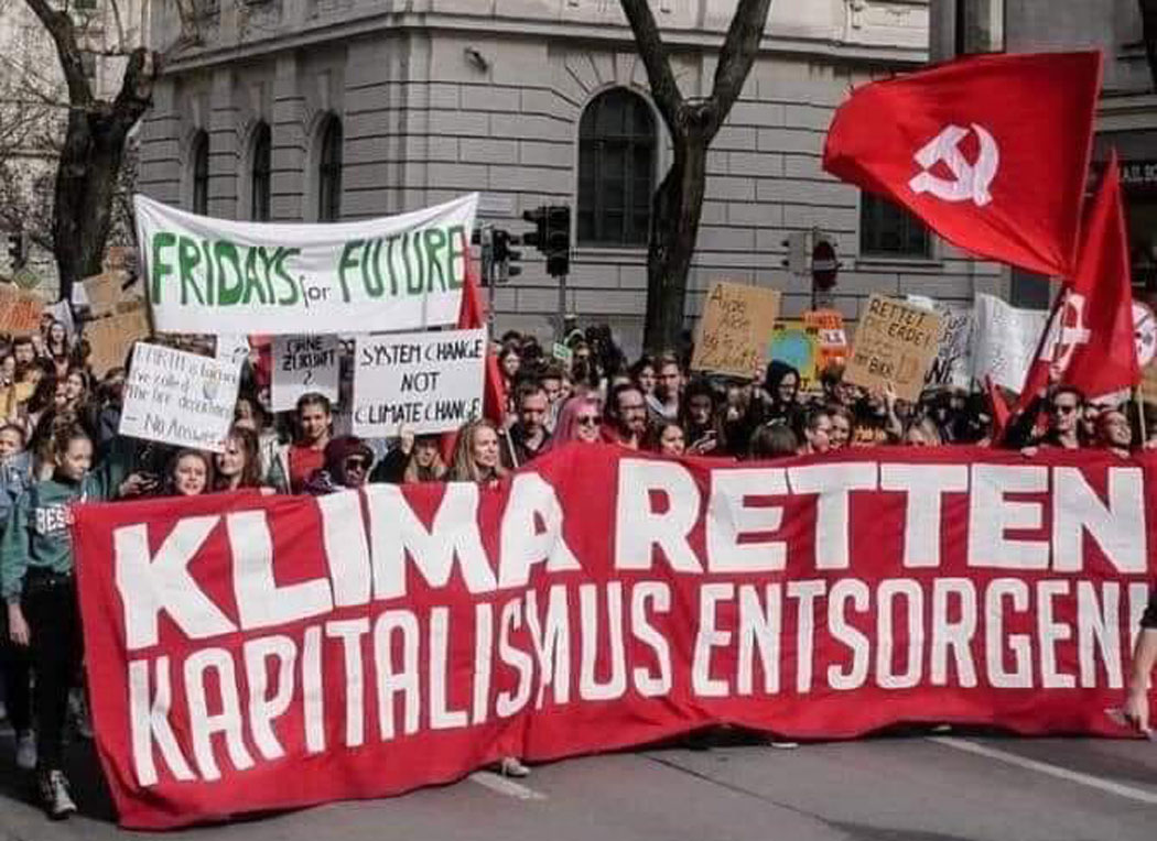 Kommunistische Klimagrüße aus Graz