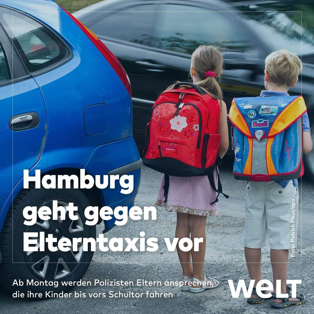 Hamburg geht gegen Elterntaxis vor